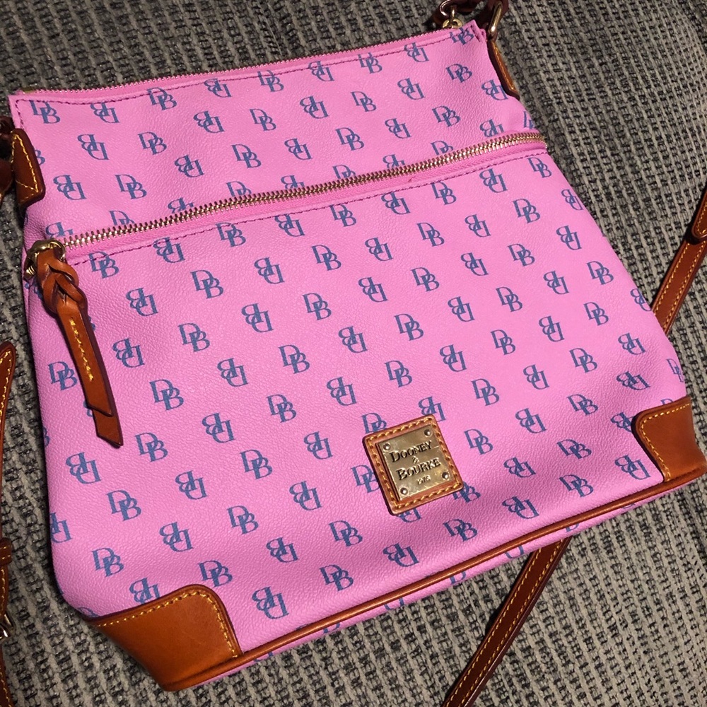 Dooney & Bourke crossbody bag. Pinkish purple.